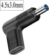 NÖRDIC USB-C till DC 4.5x3.0mm adapter 100W 12-20V för HP-laptops