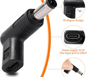 NÖRDIC USB-C till DC 5.5x2.1mm adapter 12-19,5V