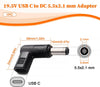 NÖRDIC USB-C till DC 5.5x2.1mm adapter 12-19,5V