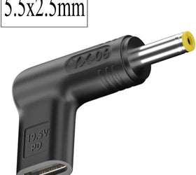 NÖRDIC USB-C till DC 5.5x2.5mm-adapter 12-20V