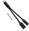 NÖRDIC USB-C till USB-A och USB-C PD60W laddadapter 13 cm