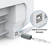 NÖRDIC USB-C till USB B adapter för skrivare och MIDI enheter Stödjer Data Synk