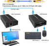 NÖRDIC USB-Förlängning Splitter 1 till 2 CAT6 100m