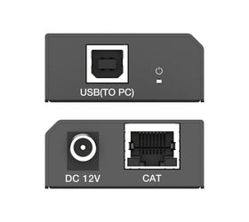 NÖRDIC USB-Förlängning Splitter 1 till 2 CAT6 100m