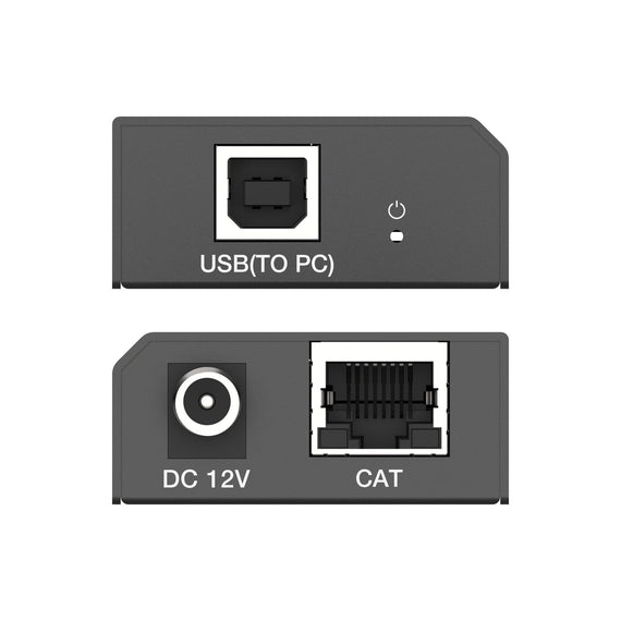 NÖRDIC USB-Förlängning Splitter 1 till 2 CAT6 100m