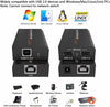NÖRDIC USB-Förlängning Splitter 1 till 2 CAT6 100m