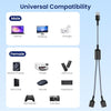 NÖRDIC USB Splitter USB-A to 2xUSB-C