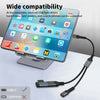 NÖRDIC USB-C Hubb till 1xUSB-C PD60W och 1xUSB-C