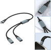 NÖRDIC USB Splitter USB-C till 2xUSB-C