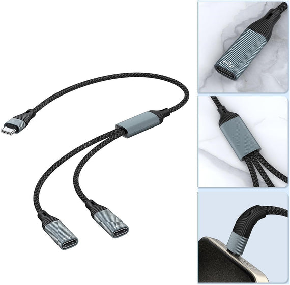NÖRDIC USB Splitter USB-C till 2xUSB-C