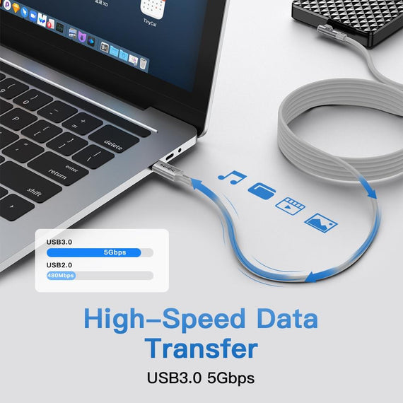 VR Link kabel 5m USB3.2 Gen1 USB-C till C 5Gbps 3A snabb laddning Oculus Quest 2 Super Speed USB Link Cable