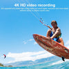 NÖRDIC Vattentät 4K Actionkamera 21 m med WiFi, EIS stabilisering och 2,1" IPS-skärm