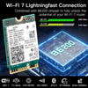 NÖRDIC WiFi 7 PCIe x1 trådlöst nätverkskort med Intel BE200-chipset, 8800 Mbps, Bluetooth 5.4