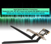 NÖRDIC WiFi 7 PCIe x1 trådlöst nätverkskort med Intel BE200-chipset, 8800 Mbps, Bluetooth 5.4