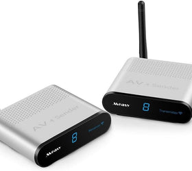 NÖRDIC Trådlös AV-sändare och mottagare 5.8 GHz 8 kanaler 500 m med IR-ingång Trådlöst ljud