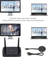 NÖRDIC Trådlöst HD 1080P Multimedia Interface Sändare och Mottagare Kit, Stöd för 5G och 2.4G Dual Band WiFi