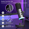 NÖRDIC XLR/USB dynamisk mikrofonkit, RGB-justerbart mikrofonarmstativ för streaming, gaming, voice-over och inspelning