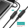 aktiv 10m USB-C 3.0 SuperSpeed 5Gbps förlängningskabel hane till hona