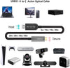active AOC Fiber 10m USB 3.2 SuperSpeed 10Gbps USB-C till USB A Data transmission only