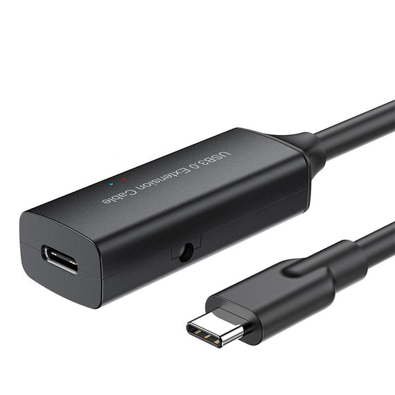aktiv 5m USB-C 3.0 SuperSpeed 5Gbps förlängningskabel hane till hona