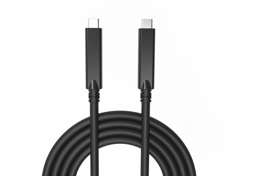NÖRDIC aktiv AOC Fiber USB-C 3.2 Gen2 kabel 10m 10Gbps 8K + PD 100W, DP 4-Lane 2-Lane