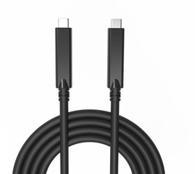 NÖRDIC aktiv AOC Fiber USB-C kabel 15m 10Gbps 4K + PD 60W, DP 4-Lane 2-Lane