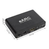 NÖRDIC eARC/ARC HDMI Ljud-Extractor, 24 bit 192 kHz volymkontroll, HDMI, RCA, optisk och 3,5 mm ljudutgång, för HDTV, högtalare och förstärkare