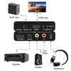 NÖRDIC eARC/ARC HDMI Ljud-Extractor, 24 bit 192 kHz volymkontroll, HDMI, RCA, optisk och 3,5 mm ljudutgång, för HDTV, högtalare och förstärkare