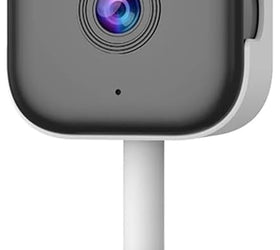 NÖRDIC 2K Övervakningskamera, WiFi kompatibel inomhus med 32GB SD-kort, 5GHz & 2.4GHz stöd för AI Starlight Color Night Vision, AI Person &  Rörelsedetektion