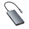 NÖRDIC USB-C 3.2 Kortläsare 1xSD 4.0, 1xMicroSD 4.0, 1xCFExpress A, 1xUSB-C 3.2 10G, 1xUSB-A 3.2 10G, UHS-II