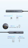 NÖRDIC USB-C 3.2 Kortläsare 1xSD 4.0, 1xMicroSD 4.0, 1xCFExpress A, 1xUSB-C 3.2 10G, 1xUSB-A 3.2 10G, UHS-II
