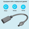 Starlink Mini DC 5,5×2,1mm hane till USB-C hona 20cm, vattentät, 60W PD-smartchip