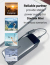 Starlink Mini DC 5,5×2,1mm till USB-C-kabel 20cm, vattentät, smart PD-chip, för 100W+ PD-laddare, powerbank och kraftstation