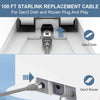 Starlink 5m Gen 3 Cat6 RJ45 kopparkabel IP67 vattentät höghastighetskabel för satellit Standard V3
