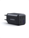 UGREEN 5-portars 45W USB-C snabbladdare med GaN, PD/PPS/QC och 4 USB-C-portar för iPhone 17/16/15, Galaxy S26/S25/S24/S23, iPad, MacBook Neo/Air