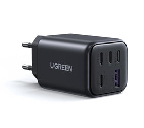 UGREEN 5-portars 45W USB-C snabbladdare med GaN, PD/PPS/QC och 4 USB-C-portar för iPhone 17/16/15, Galaxy S26/S25/S24/S23, iPad, MacBook Neo/Air