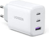 UGREEN 65W USB-C 3 ports Charger 2xUSB-C 1xUSB-A