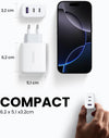 UGREEN 65W USB-C 3 ports Charger 2xUSB-C 1xUSB-A