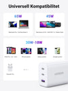 UGREEN 65W USB-C 3 ports Charger 2xUSB-C 1xUSB-A