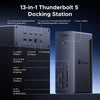 UGREEN Revodok Max Thunderbolt 5-dockningsstation 13-i-1, 120Gbps, 3xTB5-portar, 8K@60Hz/6K@60Hz/4K@240Hz, 140W laddning och 2,5Gbps Ethernet