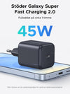 UGREEN USB-C Charger 45 W PPS GaN Fast Charger PD Charger Adapter