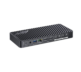 USB-C KVM Dockningsstation för 2 Laptops, Dual 4K-skärm, 11-i-1 med 100W PD, 1Gbps LAN & EDID-emulering