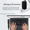 NÖRDIC USB-C till Laptopladdningsadapter, USB-C till DC-kontakt, 100W PD, DC 4,5×3,0 mm för HP