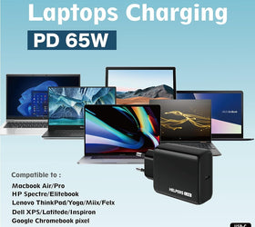 NÖRDIC Väggladdare USB-C PD65W Nano