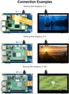 Waveshare 4.3 inch LCD Capacitive Touch Display for Raspberry Pi 5/4B/3B+/3A+/3B/2B/B+/A+ 800 × 480 IPS