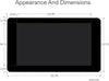 Waveshare 7 Inch Screen Capacitive Touch Display Raspberry Pi 5 4B Raspberry Pi 3B+/3B/3A+ CM3/3+/4 and VisionFive2 Core3566, 800 × 480 Resolution with DSI Interface