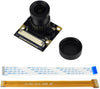 Waveshare Raspberry Pi Camera (F) 5MP OV5647 Night Vision Kameramodul Kit, 1080p IR-kamera med webbkamerafunktion för alla versioner av Raspberry Pi