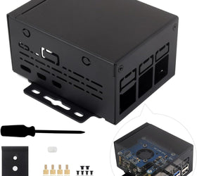 Waveshare industriellt metallchassi (D) för Raspberry Pi 5