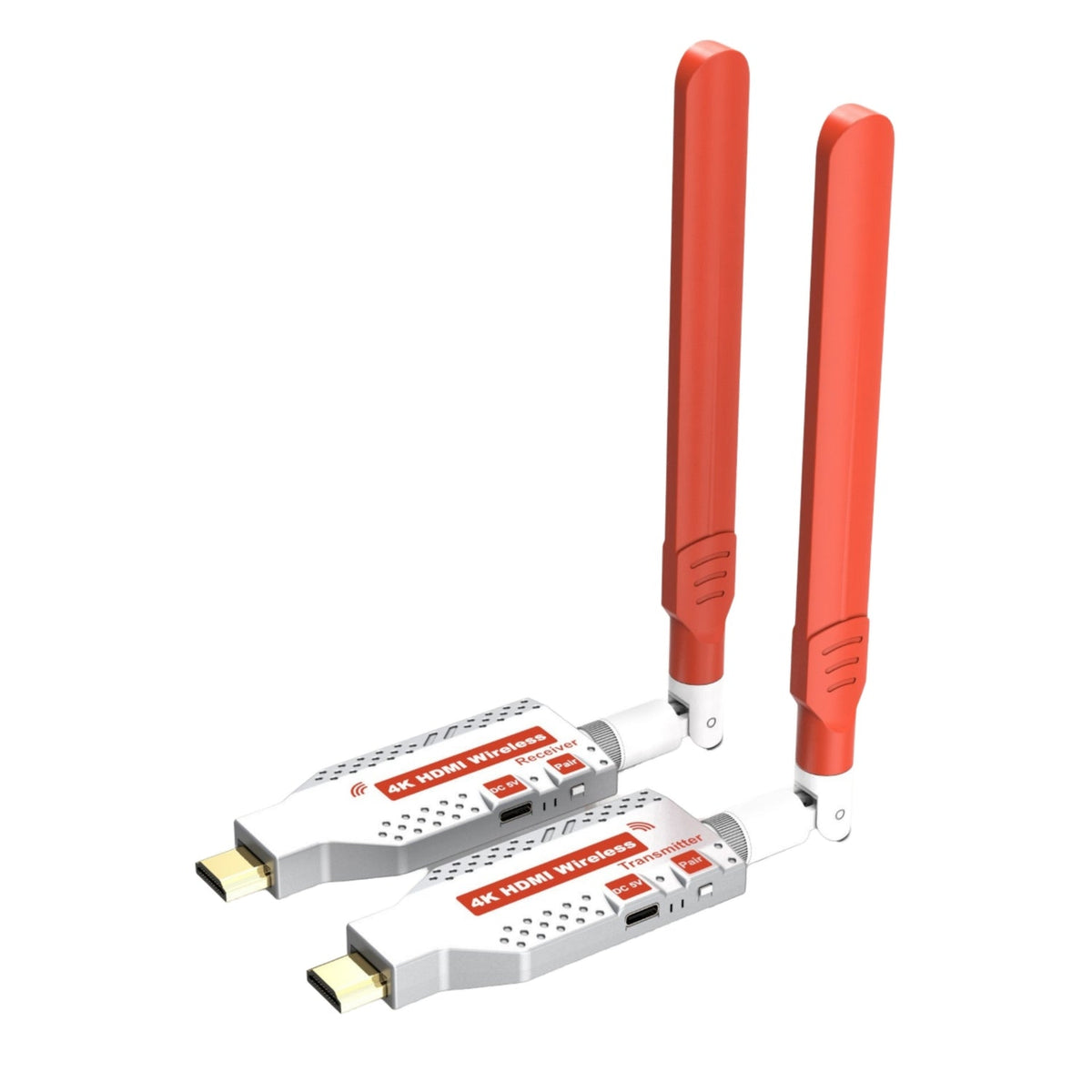 NÖRDIC Trådlös HDMI-förlängare 150m Sändare/Mottagare 4K HD 5G Wifi fö ...
