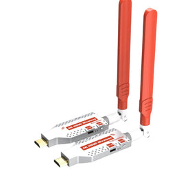 NÖRDIC Trådlös HDMI-förlängare 150m Sändare/Mottagare 4K HD 5G Wifi för Laptop till TV, PC, Monitor, Projektor